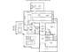 Main floor plan showing kitchen, living room, and two-car garage at 2007 Kendall Dr # 6, Wesley Chapel, NC 28173