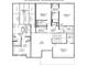 Second floor plan with owner's suite, 3 bedrooms, and a loft at 2007 Kendall Dr # 6, Wesley Chapel, NC 28173