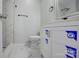 Updated bathroom with marble shower and vanity at 2515 Dion Ave, Charlotte, NC 28212