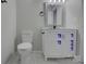 Clean bathroom with a white vanity and marble flooring at 2515 Dion Ave, Charlotte, NC 28212