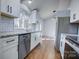 Updated kitchen boasting granite countertops and stainless steel appliances at 2515 Dion Ave, Charlotte, NC 28212