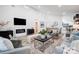 Bright and airy living room with hardwood floors and open floor plan at 3035 Fallswood Dr, Gastonia, NC 28052