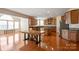 Kitchen with island, granite countertops, and stainless steel appliances at 4201 Amber Leigh Way Dr, Charlotte, NC 28269