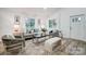 Cozy living room with hardwood floors and comfortable seating at 1410 Deborah Cir, Shelby, NC 28150