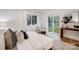 Bright bedroom with sliding glass door to backyard at 1410 Deborah Cir, Shelby, NC 28150