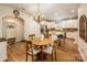 Bright kitchen with an island and a chandelier at 15705 Seafield Ln, Huntersville, NC 28078