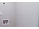 Empty laundry room with hookups for washer and dryer at 208 Oakland Dr, Lowell, NC 28098