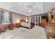 Spacious main bedroom with carpeted floors, wooden furniture, and large windows at 2918 Compton Nw Ct, Concord, NC 28027