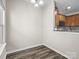 Open dining area adjacent to the kitchen at 4641 Craigmoss Ln, Charlotte, NC 28278