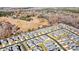 Community overview featuring homes, landscaping, and surrounding area at 5019 Pleasant Run Dr, Matthews, NC 28104