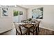 Charming dining area with a wooden table and four chairs at 5159 Hyrule Dr, Charlotte, NC 28262