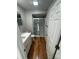 Bathroom with updated vanity and walk-in shower at 112 Mccray Ave, Kannapolis, NC 28081