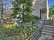 Front walkway and steps leading to the home's entrance at 1401 Scotland Ave, Charlotte, NC 28207