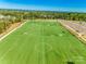 Aerial view of community athletic fields with multiple soccer and football fields at 577 Red Wolf Ln, Clover, SC 29710