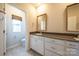 Dual vanity bathroom with modern fixtures, ample counter space, and separate toilet area at 739 Bethesda Rd, Statesville, NC 28677