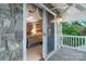 Balcony with view into bedroom and lake view at 192 Diana Dr, Mount Gilead, NC 27306