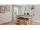 Design center with table and material samples at 12157 Lady Bell Dr, Charlotte, NC 28278