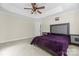 Spacious bedroom with a ceiling fan and large bed at 1350 Kensington Cir, Newton, NC 28658