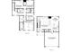 Upper and main level floor plan showcasing spacious bedrooms, great room, kitchen, and two-car garage at 1705 Gutter Branch Dr, Charlotte, NC 28216