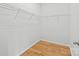 Spacious walk-in closet with built-in shelving at 3957 Picasso Ct, Charlotte, NC 28205