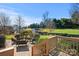 Cozy patio with fire pit and seating, ideal for relaxing evenings at 5225 Firebrick Sw Ln, Concord, NC 28025