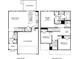 Two-story house floor plan showing kitchen, living room, and three bedrooms at 102 Alden Ct, Shelby, NC 28152
