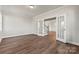 Home office or den with French doors and wood floors at 128 Balboa St # 25, Matthews, NC 28104