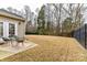 Private backyard with patio and fenced area at 14331 Lyon Hill Ln, Huntersville, NC 28078