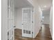 View of the entryway with a french door to an office or den at 2626 Goose Fair Rd, Maiden, NC 28650