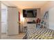 Bedroom with a double bed, flat screen TV, and plenty of storage at 5040 Spicewood Dr, York, SC 29745