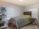 Bedroom with a double bed, shelving, and window coverings at 5040 Spicewood Dr, York, SC 29745