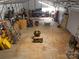 Large workshop featuring overhead lighting and plenty of room for tools and equipment at 5040 Spicewood Dr, York, SC 29745