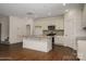 Bright kitchen with granite countertops and white cabinets at 257 Donsdale Dr, Statesville, NC 28625