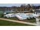 Resort-style pool with expansive decks and tennis courts at 6140 Pier Dr, Denver, NC 28037