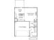 First-floor layout showcasing kitchen, dining, Gathering room, foyer, and two-car garage at 7313 Greenrock Ct, Charlotte, NC 28215