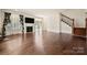 Hardwood floors and fireplace in spacious living room at 1218 Kings Grove Dr, York, SC 29745