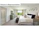 Large main bedroom with an ensuite bathroom, plush carpeting, and ample natural light at 529 Zermatt Ct, Monroe, NC 28112