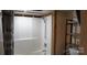 Small bathroom with shower/tub combo at 111 River Ridge Trl, Mount Gilead, NC 27306