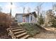 Charming gray house with red door and stone steps at 60 Sigmon Drum Rd, Hickory, NC 28601