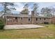 Brick home with backyard patio and solar panels at 753 Schuyler Dr, Rock Hill, SC 29730