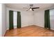 Spacious bedroom with hardwood floors and ceiling fan at 753 Schuyler Dr, Rock Hill, SC 29730