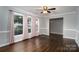 Bright dining room with hardwood floors and neutral walls at 753 Schuyler Dr, Rock Hill, SC 29730