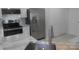 Updated kitchen, featuring stainless steel appliances and marble countertops at 8738 Fox Chase Ln, Charlotte, NC 28269