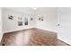 Well-lit bedroom with wood floors and plenty of natural light at 107 Arrowood Dr, Kings Mountain, NC 28086