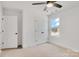 Bright bedroom with double doors and a view at 3050 Swallowtail Ln, Kannapolis, NC 28083