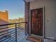 Building exterior with balcony and city views at 224 N Poplar St # 19, Charlotte, NC 28202