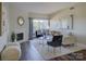 Bright living room features hardwood floors, a fireplace, and stylish furniture at 224 N Poplar St # 19, Charlotte, NC 28202