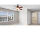 Bright bedroom with ceiling fan and large window at 2936 Westbury Ct, Dallas, NC 28034