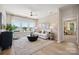 Versatile bonus room with accent wall and lots of light at 4050 Caymen Bay Ct, Tega Cay, SC 29708