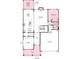 First floor plan showcasing kitchen, dining, living areas, and bedroom at 4050 Caymen Bay Ct, Tega Cay, SC 29708